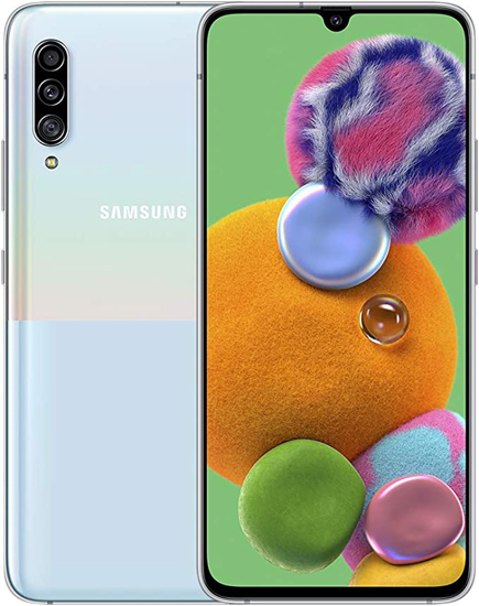 Image sur Samsung Galaxy A90 – 5G – 6,7”- 128+6Go – 48MPx – 4500mAh – écouteur sans fil + pochette +Glace – occasion d europe– Garantie: 06 mois