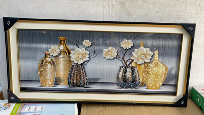 Image de Tableau Double Cadre en Porcelaine Cristalline Illustre