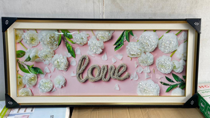 Image de Tableau Double Cadre en Porcelaine Cristalline Illustre