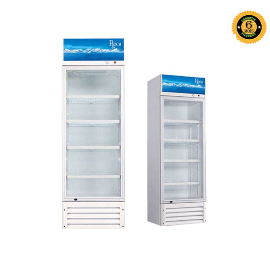 Réfrigérateur vitré ROCH - RSF 565 D- 488 Litres - Blanc - 6 Mois Garantie