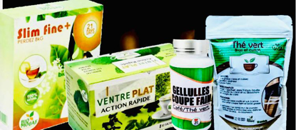 Image de Kit Zakougla Minceur ( Slim fine+ Action Rapide Ventre Plat+Gelules Coupe Faim+ Thé Vert) De Biomouaf