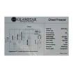 Congélateur - Glamstar - GSRF-200 - 160L - 12 mois Garantie