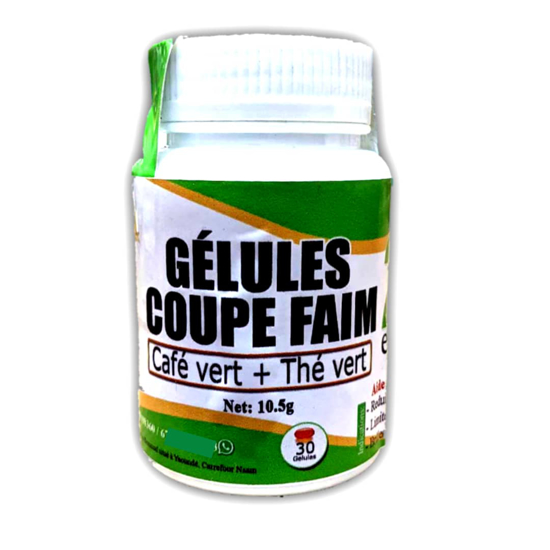 Image sur Gélules coupe Faim (Café vert +Thé vert ) 10,5 g