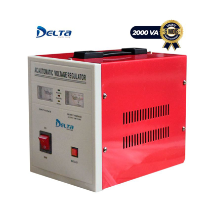 Agrandir l'image de Stabilizer - Analog Voltage Regulator - DELTA - AVR-2000VA-A -2000VA - 06 months Image de Stabilizer - Analog Voltage Regulator - DELTA - AVR-2000VA-A -2000VA - 06 months