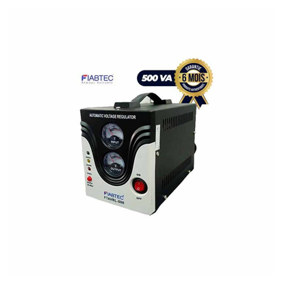 Agrandir l'image de Regulateur de tension - Fiabtec - FTAVRL-500 - 500VA - 6 mois Garantis Image de Regulateur de tension - Fiabtec - FTAVRL-500 - 500VA - 6 mois Garantis