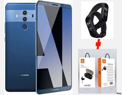 Agrandir l'image de Huawei  Mate 10 Pro 128 GO/ 6 RAM occasion d  europe ; Occasion d deurope + Glace + Boitier + Cordon + ecouteur sans fil JBL + Montre Connectee Image de Huawei  Mate 10 Pro 128 GO/ 6 RAM occasion d  europe ; Occasion d deurope + Glace + Boitier + Cordon + ecouteur sans fil JBL + Montre Connectee