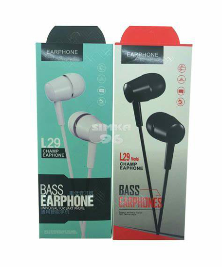 Image sur bass earphones L29 universal for smart phone