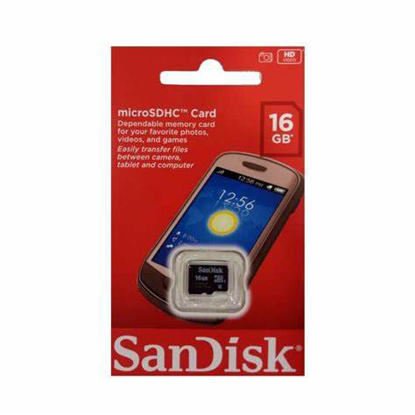 Agrandir l'image de SanDisk 16GB microSDHC Card Image de SanDisk 16GB microSDHC Card