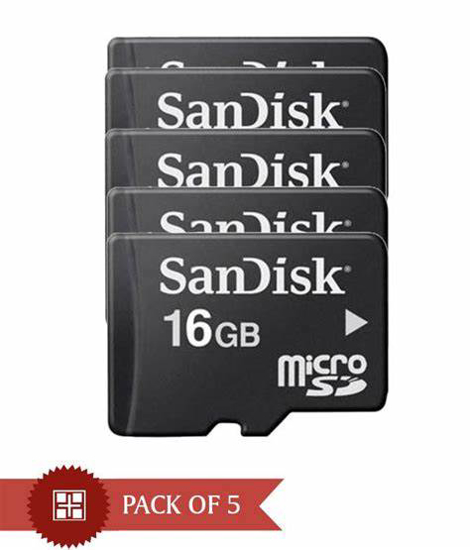 Image sur SanDisk 16GB microSDHC Card