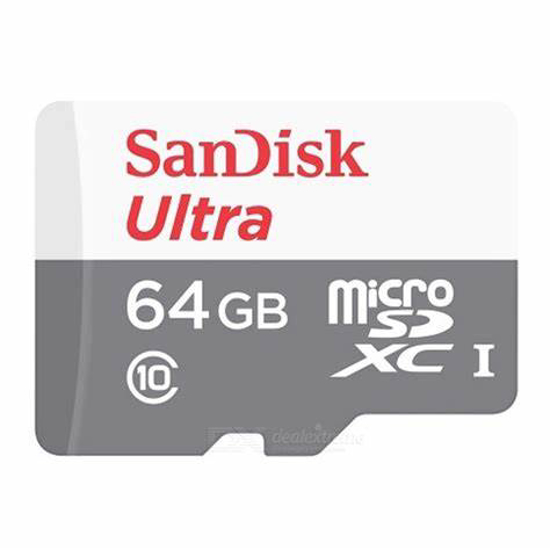 Image sur SanDisk Ultra microSDXC 64GB 80MB/S UHS-1 Card