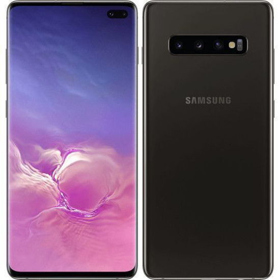 Image sur Samsung Galaxy S10+  - Occasion - 6.4 pouces - 128G / 8G - 12MP + 12MP + 16MP/10MP + 8MP - 4100 mAh, non amovible   - gifts(Adaptateur OTG+ chargeur + montre connectée M8) -  03 Mois garantie