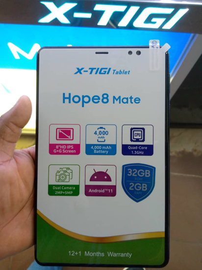 Image sur Tablette X-Tigi Hope 8 mate - 32Go/2Go RAM - 5MP - 4000mAh - 8 pouces  - Quad core 1.3 GHz- Dual Sim  -  clavier offert - 13 Mois de Garantie