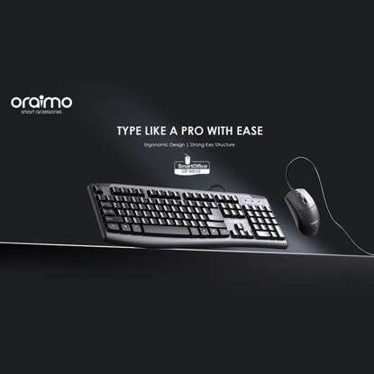 Agrandir l'image de Kit clavier + souris OF-KK30_black Image de Kit clavier + souris OF-KK30_black