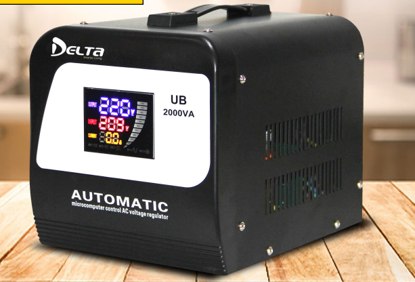 Agrandir l'image de Stabilisateur Regulateur de tension digital - Delta - UB-2000 Image de Stabilisateur Regulateur de tension digital - Delta - UB-2000