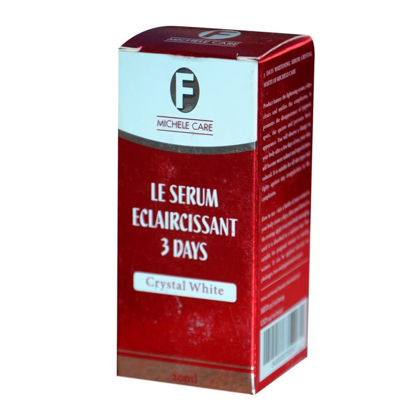 Agrandir l'image de Sérum Eclaircissant 3 Days de Crystal White 30ml Image de Sérum Eclaircissant 3 Days de Crystal White 30ml
