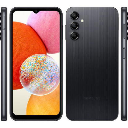 Image de Samsung Galaxy A14 - 6,6" - 2 SIM - 4G - 4Go Ram - 128Go Rom - 13Mpx/(50+5+2)Mpx - 5000 MAh - Noir - 24 mois de garantie