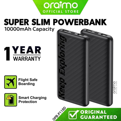 Image de Oraimo Power Bank - OPB-P118D - 10000 mAH - (12 mois garantie)