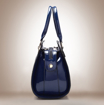 Sac à Main Simili Cuir, Bleu Nuit