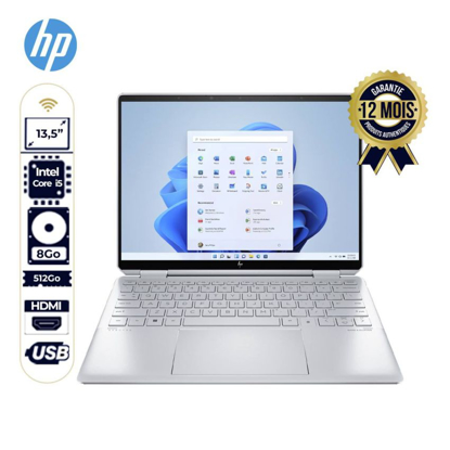 Image de HP Spectre x360 Ecran 13.5" WUXGA+ tactile - Intel Core i5-1235U - 512 SSD / 8Go Ram - Qwerty
