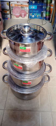 Image de Jeux de 4 assietes inox