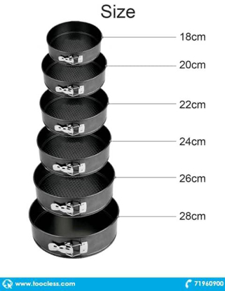 Image de Accessoire de cuisine , moule a gateaux, 6 pieces