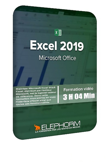 Image sur Apprendre Excel 2019 - 3h 04m - 5.9 Gb
