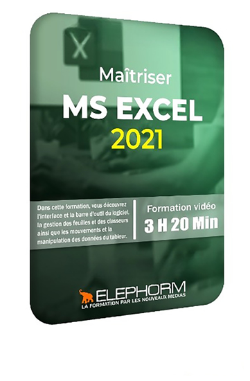 Image sur Maîtriser Excel 2021 -  3h 20 Min - 7 Gb