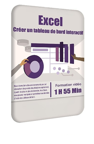 Image sur Excel – Créer un tableau de bord interactif - 1h 55 - 4Gb