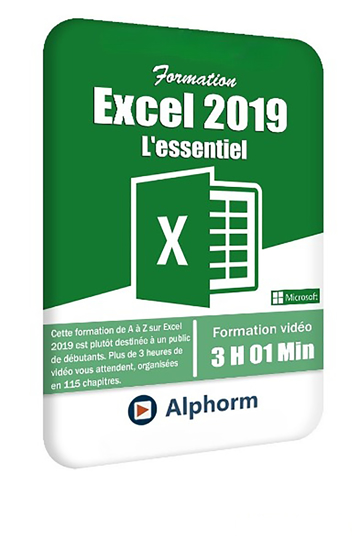 Image sur Formation Excel 2019 - L’essentiel - 3h - 6 Gb