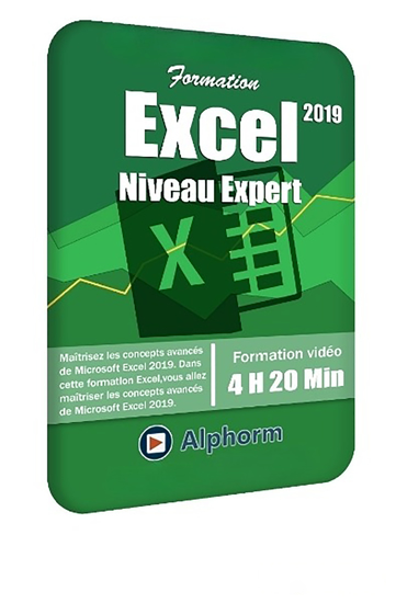 Image sur Formation Excel 2019 - Niveau Expert - 4h 20 - 8.7 Gb
