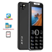 X-Tigi Téléphone Basique - Q7+ - Dual Sim - 2.4" - 32Mo+32Mo - JAVA - Super Mince 8.0mm -