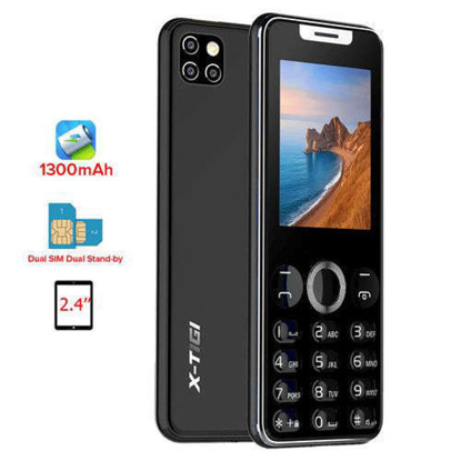 X-Tigi Téléphone Basique - Q7+ - Dual Sim - 2.4" - 32Mo+32Mo - JAVA - Super Mince 8.0mm -