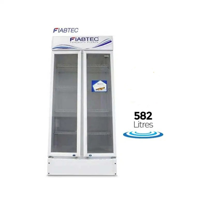 Agrandir l'image de Refrigerateur FIABTEC - FTGDW-582 - 2 Portes Vitrées - 582 Litres - R600a - Blanc Image de Refrigerateur FIABTEC - FTGDW-582 - 2 Portes Vitrées - 582 Litres - R600a - Blanc