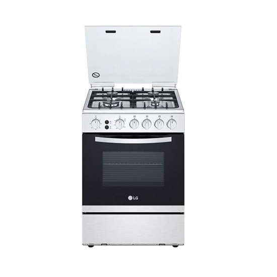 Image sur Cuisinier à Gaz - LG - FA211RMA - Avec rotisserie et système de chauffage combiné - 4 Feux - 60*60 - Gris - 06 mois