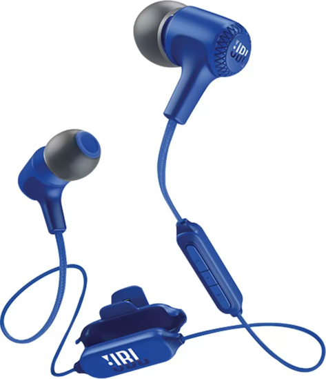 Image sur Écouteurs JBL Live 100BT by Harman intra-auriculaires Bluetooth avec microphone intégré, connexion multipoint, 9 heures de lecture et assistance vocale (Bleu)
