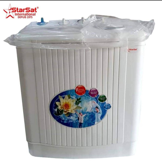 Image sur Machine à laver semi-automatique starsat - 7 kg - blanc  - 06 mois garantis