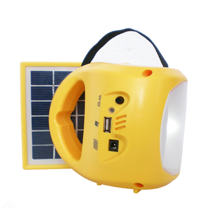 Image de Lampe solaire rechargeable - Jaune