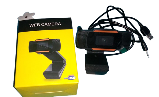 Webcam noire avec microphone Led Hd Usb Web Camera Vidéo pour ordinateur  portable de bureau Gaming Conférence