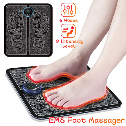 Image de Tapis électrique de massage des pieds EMS, soins de santé, physiothérapie, relaxation musculaire