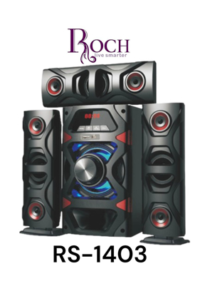 Image de WOOFER ROCH -RS - DJACK AK-1403 - BLUETOOTH/FM/ USB - Noir