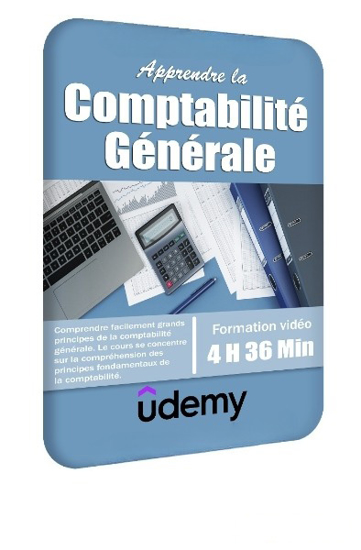 Image sur DVD Udemy – Apprendre la comptabilité générale (4h 36 min)