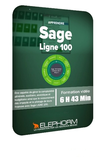 Image sur DVD Elephorm - Apprendre Sage Ligne 100 (6h 43 min)