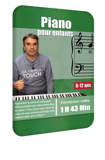 Image sur DVD cours de piano facile pour enfants (6-12 ans) 1h 43 min