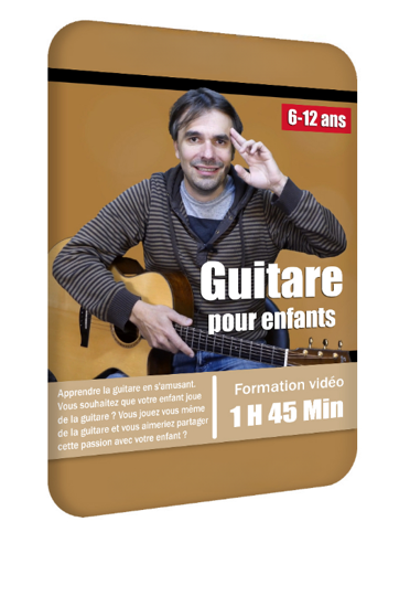 DVD cours de Guitare facile pour enfants (6-12 ans) 1h 45 min.