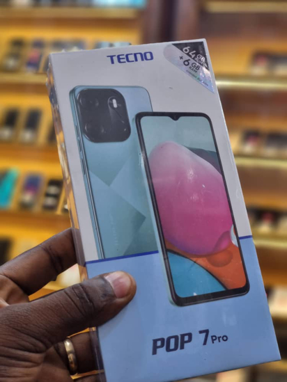 Image sur Tecno Pop 7 Pro - 64G / 4G - 6.6 pouces - 13 MP / 5Mp - 5000 mAh - Scellé - 03 Mois garantie