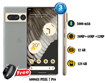Image sur Google Pixel 7 Pro - 128 GB/  12 GB - 6.7 Pouces - 50 MP +48MP+12MP + 10MP - 5000 mAh, non-removable - occasion d'europe + Montre connectée M8 - 03 Mois garantie