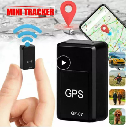 Mini_localisateur_Gps_GF-07 Mini localisateur Gps pour voiture, dispositif de suivi anti-vol, anti-perte d'enregistrement, GPS tracker locator en plastique magnétique GSM GPRS GPS tracker en temps réel.