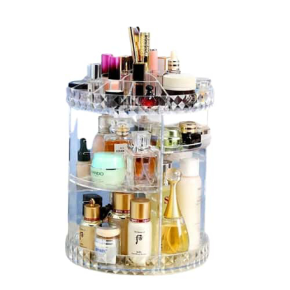 Agrandir l'image de Cosmetic organized diamond 360 degre, Rangement produit de beaute Image de Cosmetic organized diamond 360 degre, Rangement produit de beaute