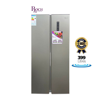 Agrandir l'image de RÉFRIGÉRATEUR ROCH - RFR-500SBS-L- double battants -400 Litres - A+ -  275W - 362 Kwh/an - 06 mois garantie Image de RÉFRIGÉRATEUR ROCH - RFR-500SBS-L- double battants -400 Litres - A+ -  275W - 362 Kwh/an - 06 mois garantie