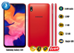 Image sur Samsung Galaxy A10 - 6,2 pouces - 32GB /2GB RAM- 3400 mAh, non-removable - 13MP/5MP - gifts ( Carte mémoire 8GB + montre connectée M8 + chargeur ) - occasion d'europe   (03 Mois garantie)